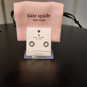 Kate Spade Silver Cubic Zirconia Earrings